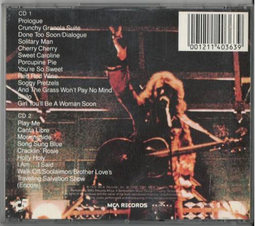 CD - Neil Diamond - Hot August Night - Double CD