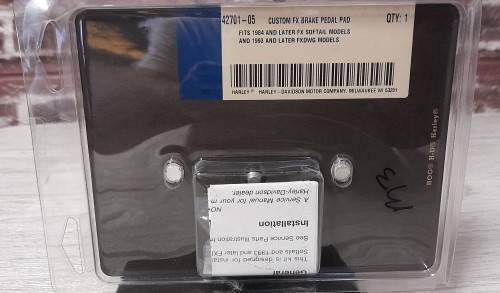 Genuine Harley-Davidson - Custom FX Brake Pedal Pad - Sealed