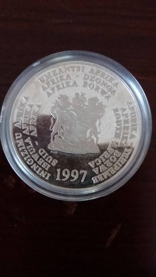 1997 PROOF SILVER SEAHORSE R2 CROWN