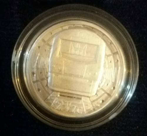 2012 PROOF SILVER TICKEY GAUTRAIN