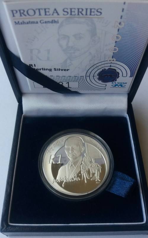 2008 PROOF R1 PROTEA SERIES MAHATMA GANDHI