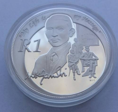 2008 PROOF R1 PROTEA SERIES MAHATMA GANDHI