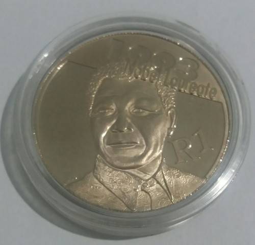 2007 NELSON MANDELA PROOF SILVER PROTEA R1