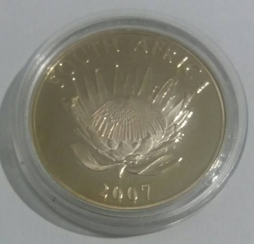 2007 NELSON MANDELA PROOF SILVER PROTEA R1