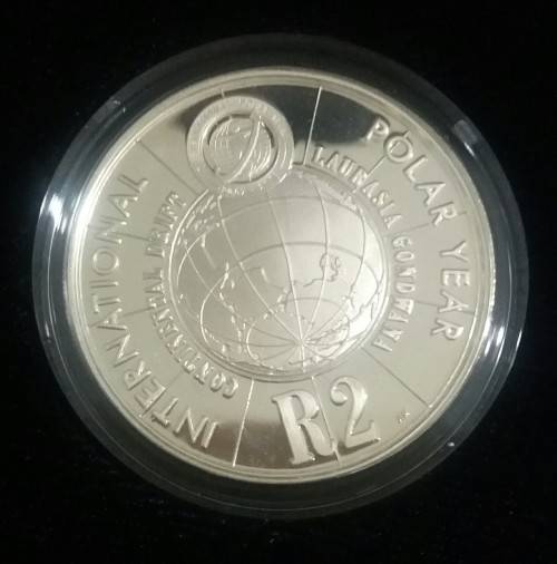 2007 PROOF SILVER R2 CROWN INTERNATIONAL POLAR YEAR