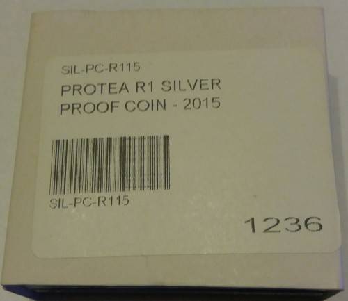 2015 PROOF SILVER NELSON MANDELA LIFE OF A LEGEND R1