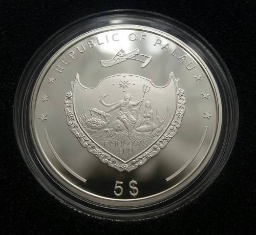 1OZ PROOF SILVER `SUMMER OF LOVE`  ( MINTAGE 1968)