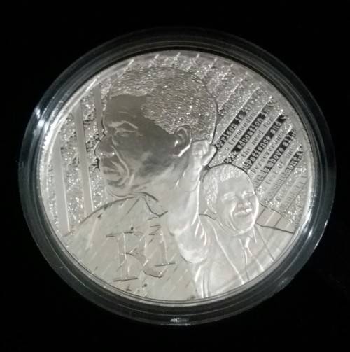 2018 MANDELA LIFE OF A LEGEND  PROOF SILVER R1.