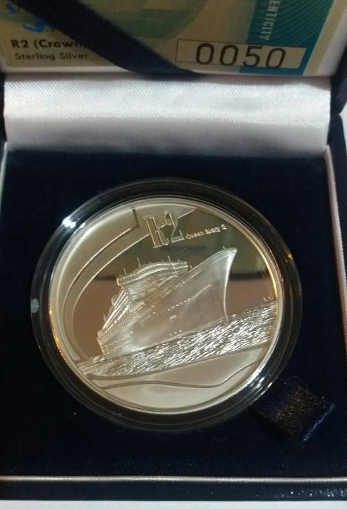 2011 MARITIME HISTORY PROOF SILVER R2 CROWN  (MINTAGE 1000)
