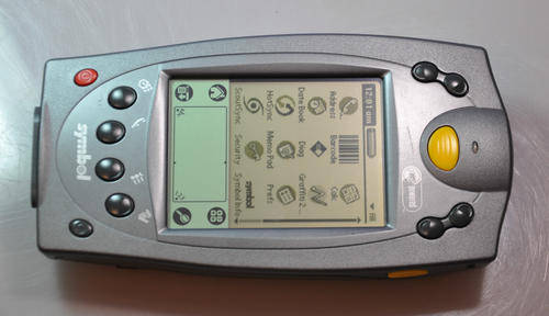 Symbol SPT1800 1D Handheld Scanner as new, never put into service. With accessories!!!