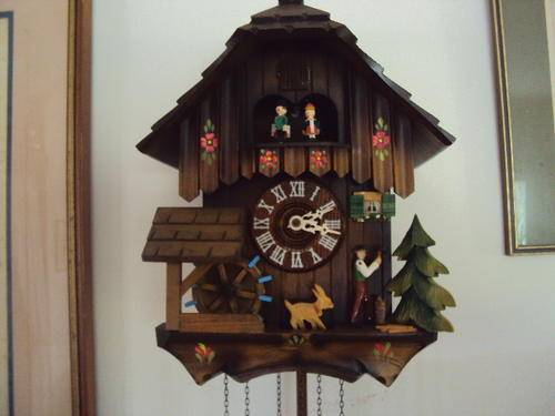 CUCKOO CLOCK 3 WEIGHT, DANCERS MUSIC BOX ETC.ETC