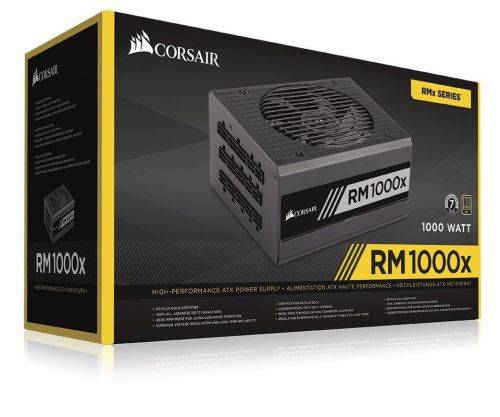 1000W PSU - Corsair RM1000X Series - 80 Plus Gold Certified Power Supply Unit