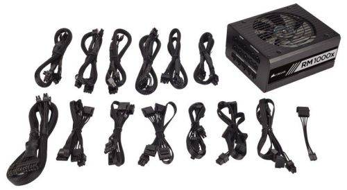 1000W PSU - Corsair RM1000X Series - 80 Plus Gold Certified Power Supply Unit