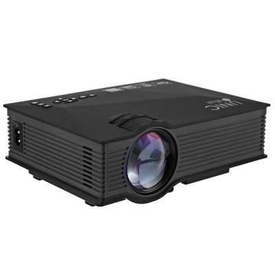 UNIC UC46 Mini WiFi Portable Full HD LED Projector with Miracast DLNA Airplay  -  EU PLUG  BLACK