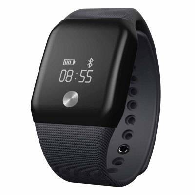 A88+ Dynamic Heart Rate Blood Oxygen Monitor Smart Watch  -  BLACK