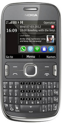 Nokia Asha 302 - Color Dark Grey - Local Stock - Brand New - Stock On Hand