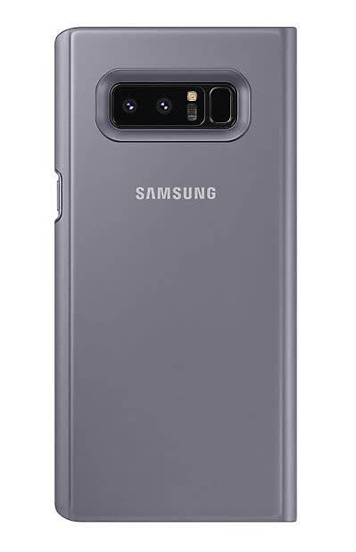 Samsung Galaxy Note 8 (EF-ZN950) Clear View Standing Cover (Orchid Gray) - Original Samsung Product