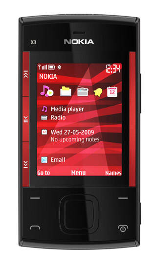 NOKIA X3 RED /LOCAL /BRAND NEW /SEALED /24 MONTH WARRANTY /INCLUDING DELIVERY