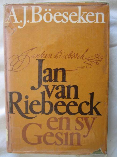 Jan van Riebeeck en sy Gesin - AJ Boeseken -ex bib, het enkele potloodmerkies