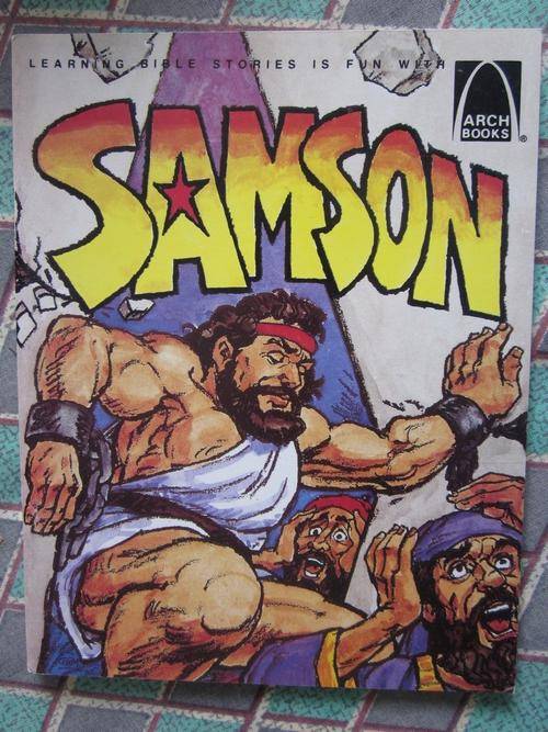Samson- Bible Stories with Arch Books -staple bound