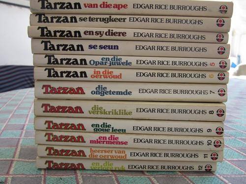Tarzan -Edgar Rice Burroughs -volledige stel -volumes 1-12