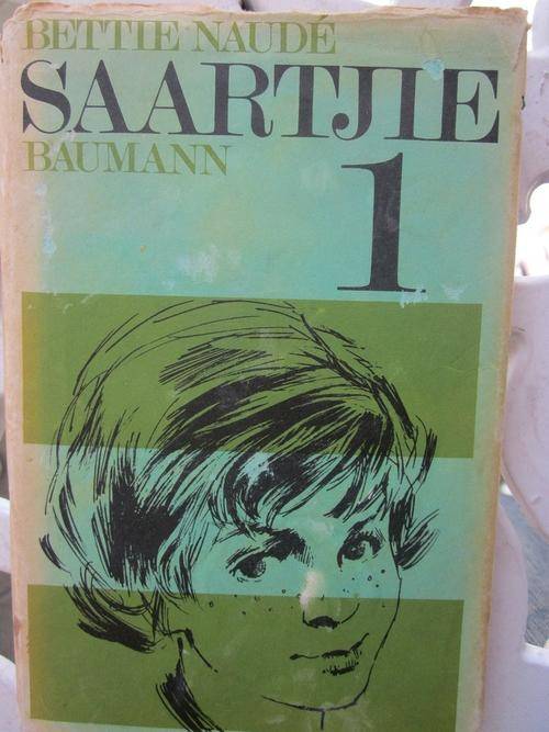 Saartjie Baumann No 1- Bettie Naude- stempel voor en agter in boek