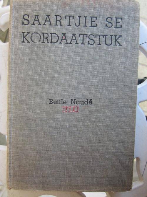 Saartjie se Kordaatstuk -Bettie Naude-APB 1955-eerste druk? Saartjie reeks no 13