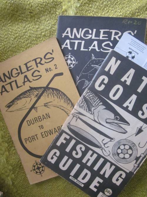 3 books by Len Jones : Anglers Atlas No1 No 2 and Natal Coast Fishing Guide