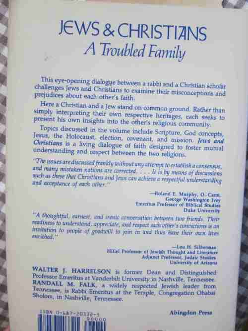 Jews and Christians- A Troubled Family- Walter Harrelson