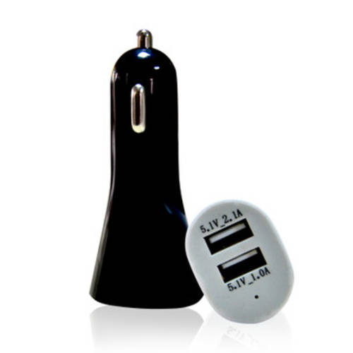 USB car charger - 2.1A +1A Dual ports Support fast charge