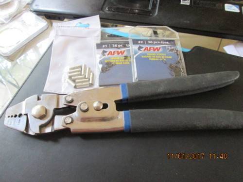 TOP QUALITY STAINLESS STEEL FERRULE CRIMPER WITH SOME FERRULES ...