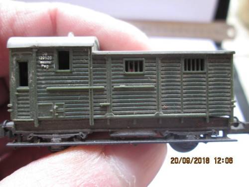 MORE!! 50 ODD YEAR OLD N GAUGE W GERMAN TRIX WAGON .....COLLECTIBLE.. PLEASE SEE ALL PICS