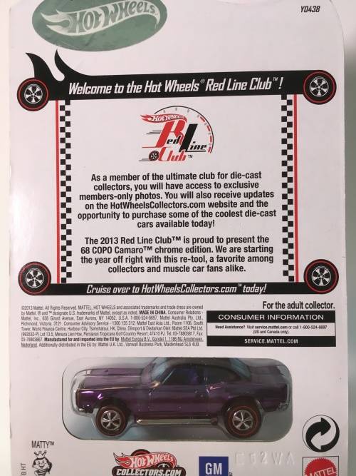 hotwheels redline