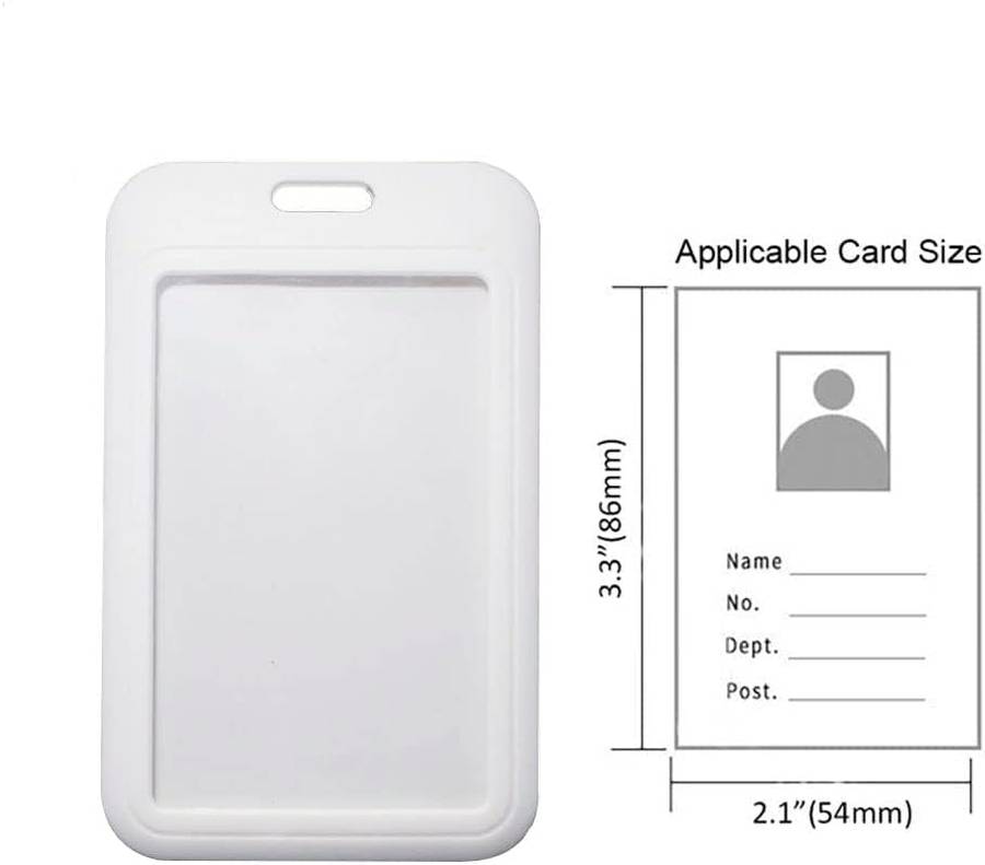 ID Card Holder Protector Pouch with clear window office school ID card holder, divers license holder
