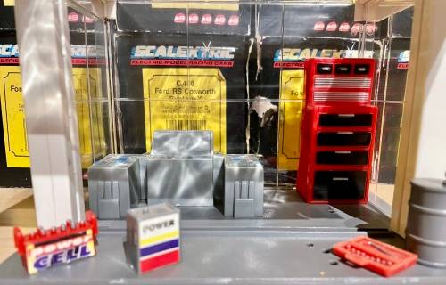 Slot Car Workshop Scene
