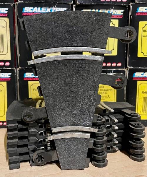 Scalextric Short Corner Track Pieces Part PT55 - 7 Pieces