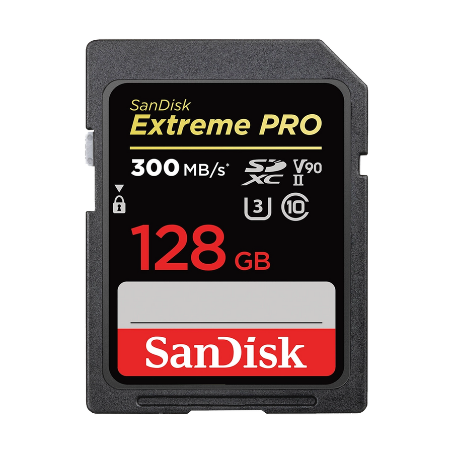 Sandisk Extreme pro SDXC UHS-II v90 128gb 200mb/s