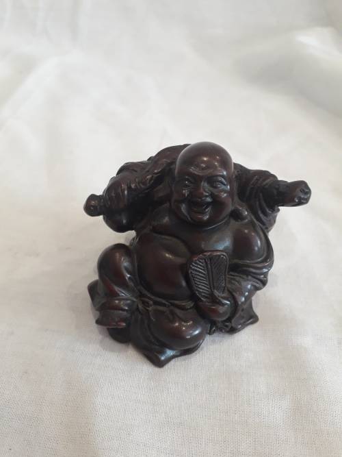 Resin Set Small Laughing Buddah Ornament