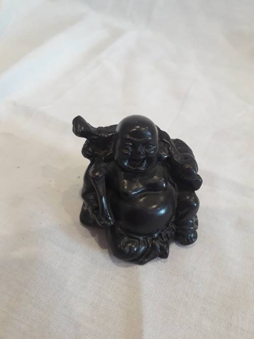 Resin Set Small Laughing Buddah Ornament