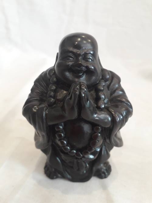 Set of  6 Resin Standing Laughing Buddah Ornament