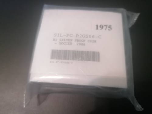 R2 Silver Proof Soccer 2006 Coin