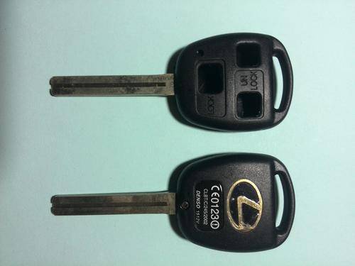 Lexus 3 button remote key shell