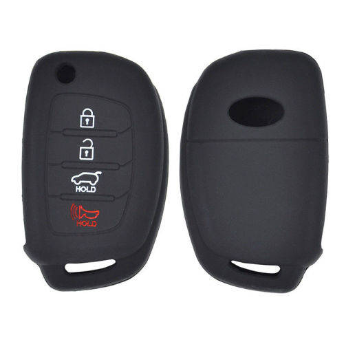 4 Button Silicone Car Key Cover Case For Hyundai iX35