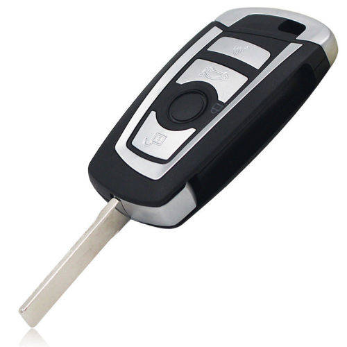 Modified flip F30 Style 433MHZ remote key fob for BMW EWS E38 E39 E46 with ID44 chip HU92