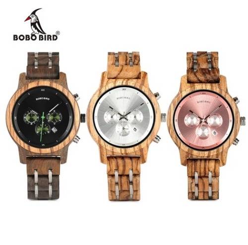 BOBO BIRD Simple Wood Women Watches reloj mujer Miyota Quartz Movement Ladies Clock Custom Wristwatc