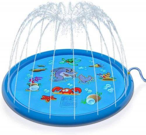 Water Sprinkler Play Mat 1.6m Blue
