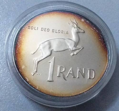 2 x 1989 R1 Proof coins (80% silver) - BEAUTIFUL TONING! - BID PER COIN