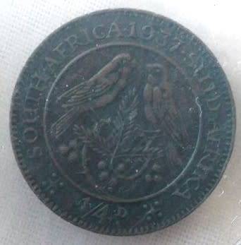 1937 Collection of Union of South Africa: incl SILVER HALF CROWN + TWO + ONE SHILLING