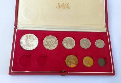 1979 Long Proof Set with SILVER ONE RAND 15g (80) (no gold)