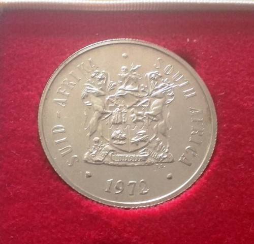 1971 and 1972 SA Long Proof Set with SILVER PROOF R1  (no gold) - bid per set to buy both